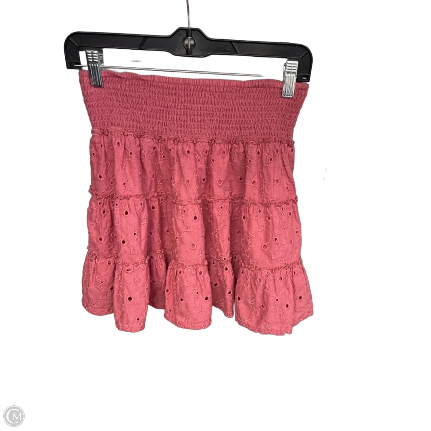 Skirt Mini & Short By American Eagle In Coral, Size: Xs