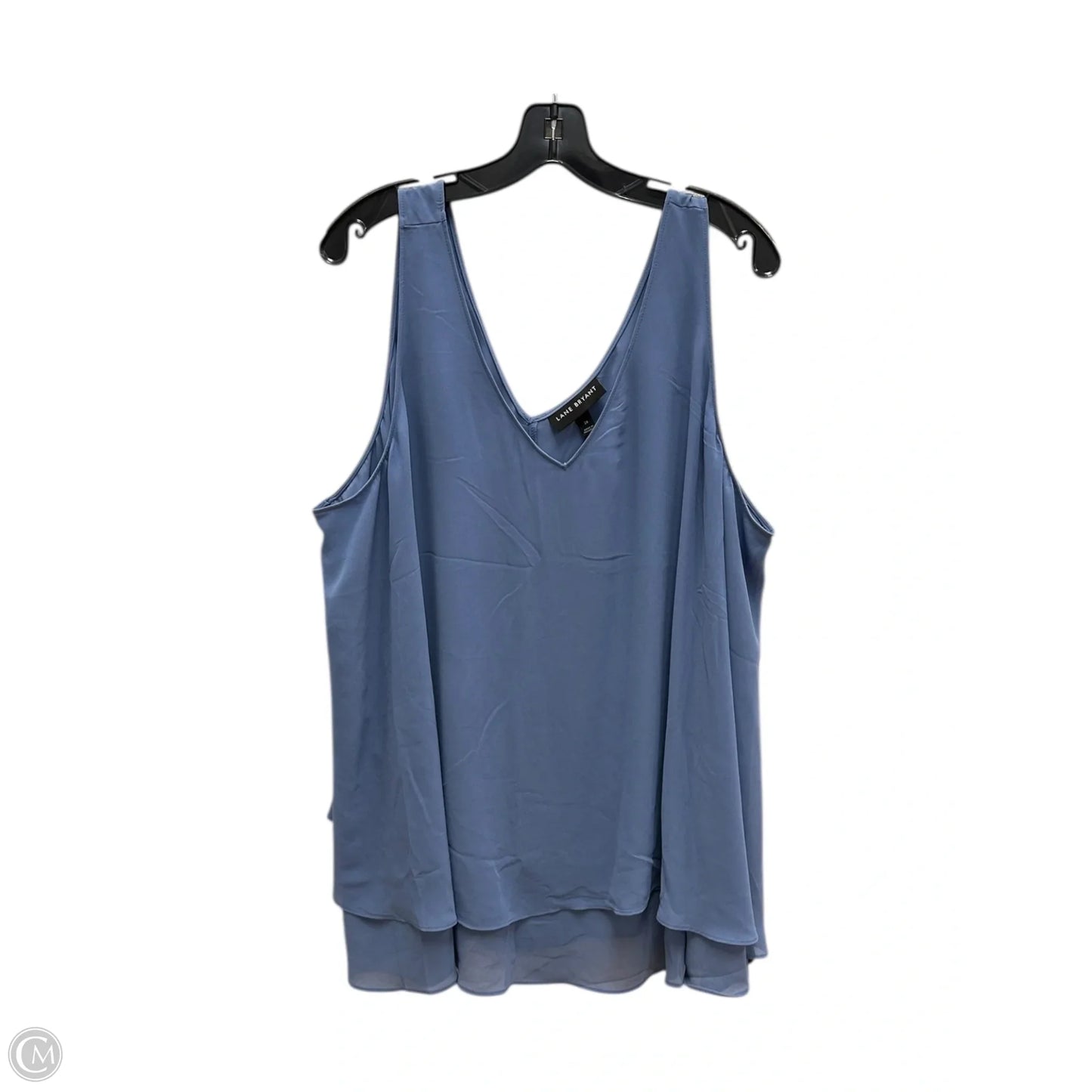 Top Sleeveless By Lane Bryant In Blue, Size: 24