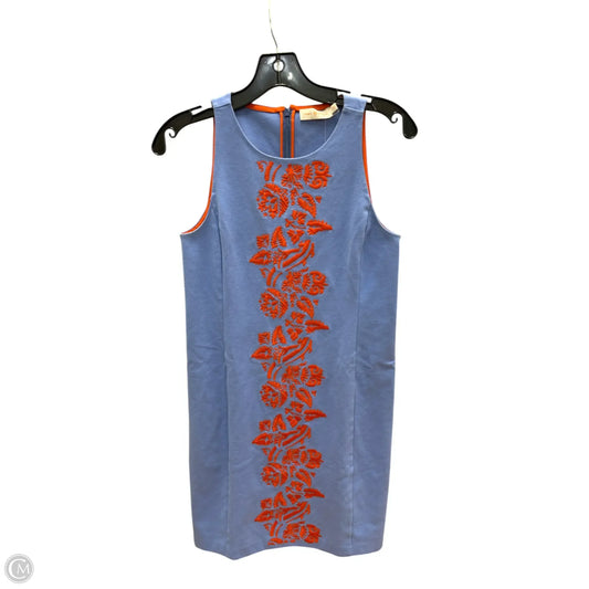 Dress Designer By Tory Burch In Blue & Orange, Size: Sp