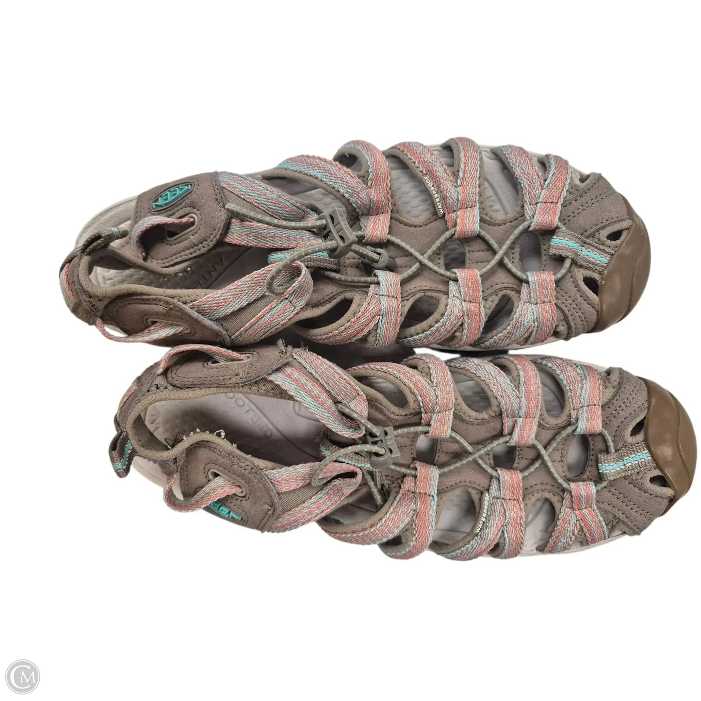 Sandals Sport By Keen In Brown & Orange, Size: 11