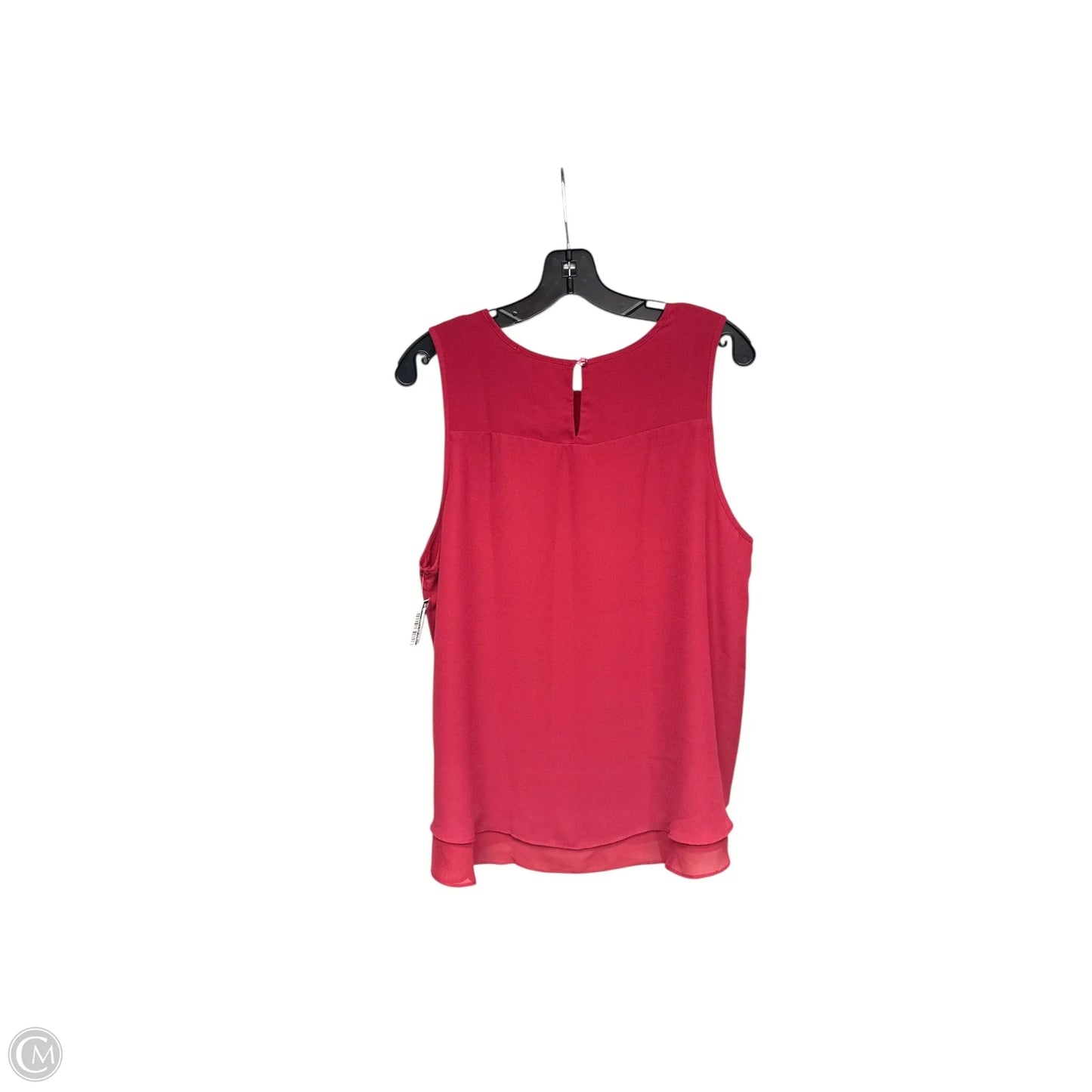 Top Sleeveless By Violet And Claire In Red, Size: Xl