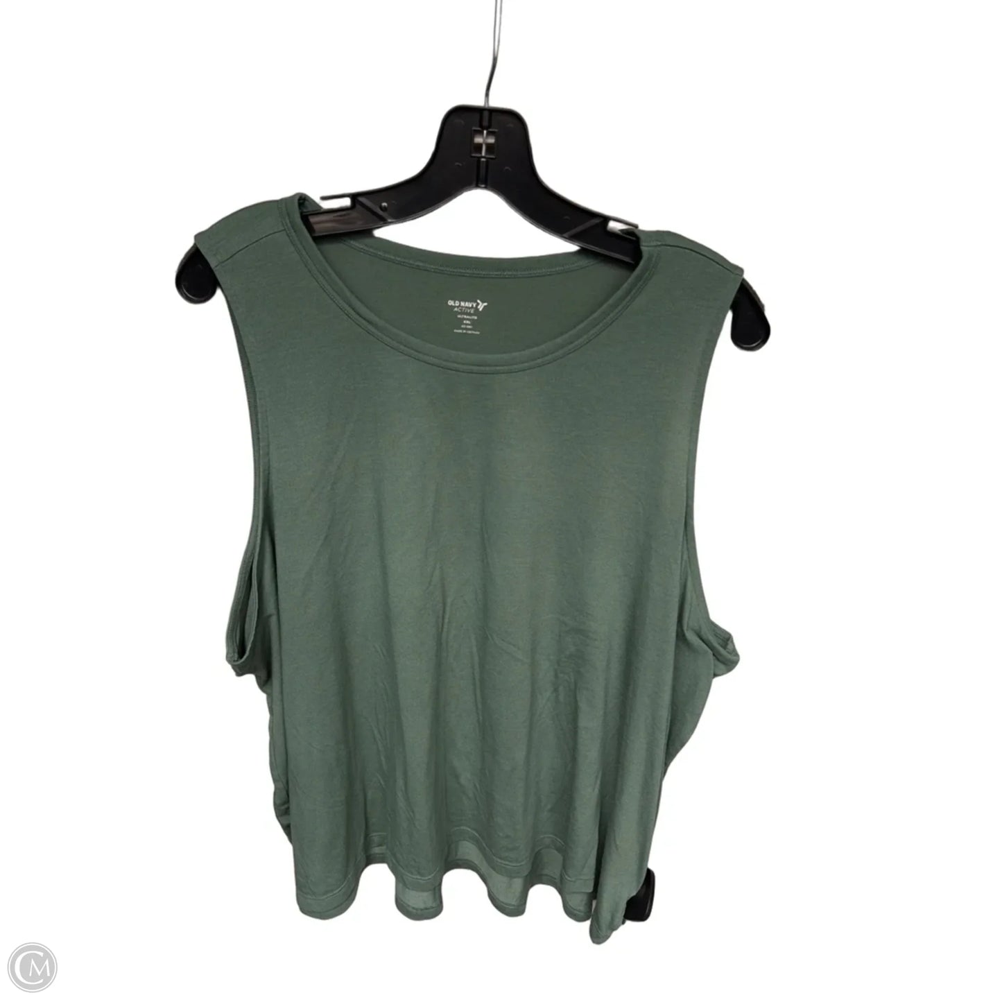 Athletic Tank Top By Old Navy In Green, Size: Xxl