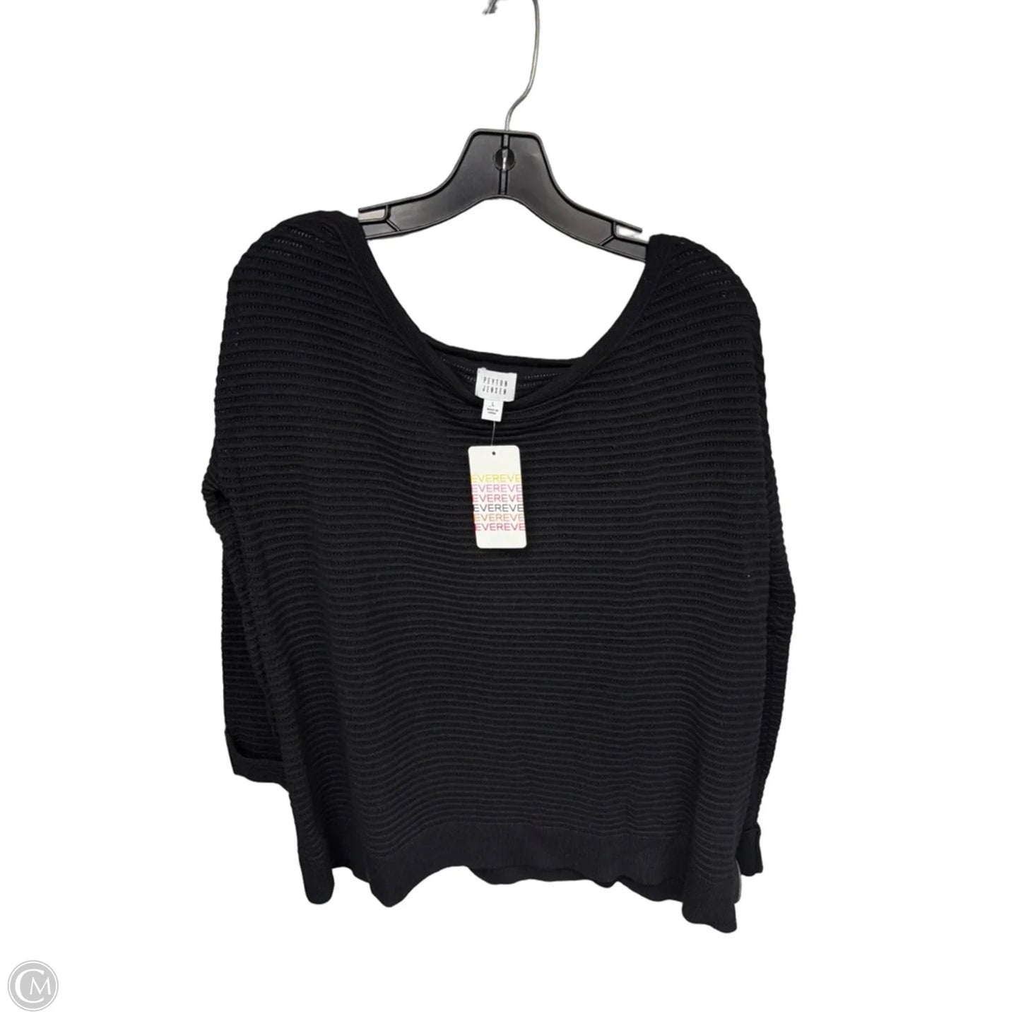 Sweater By Peyton Jensen In Black, Size: L