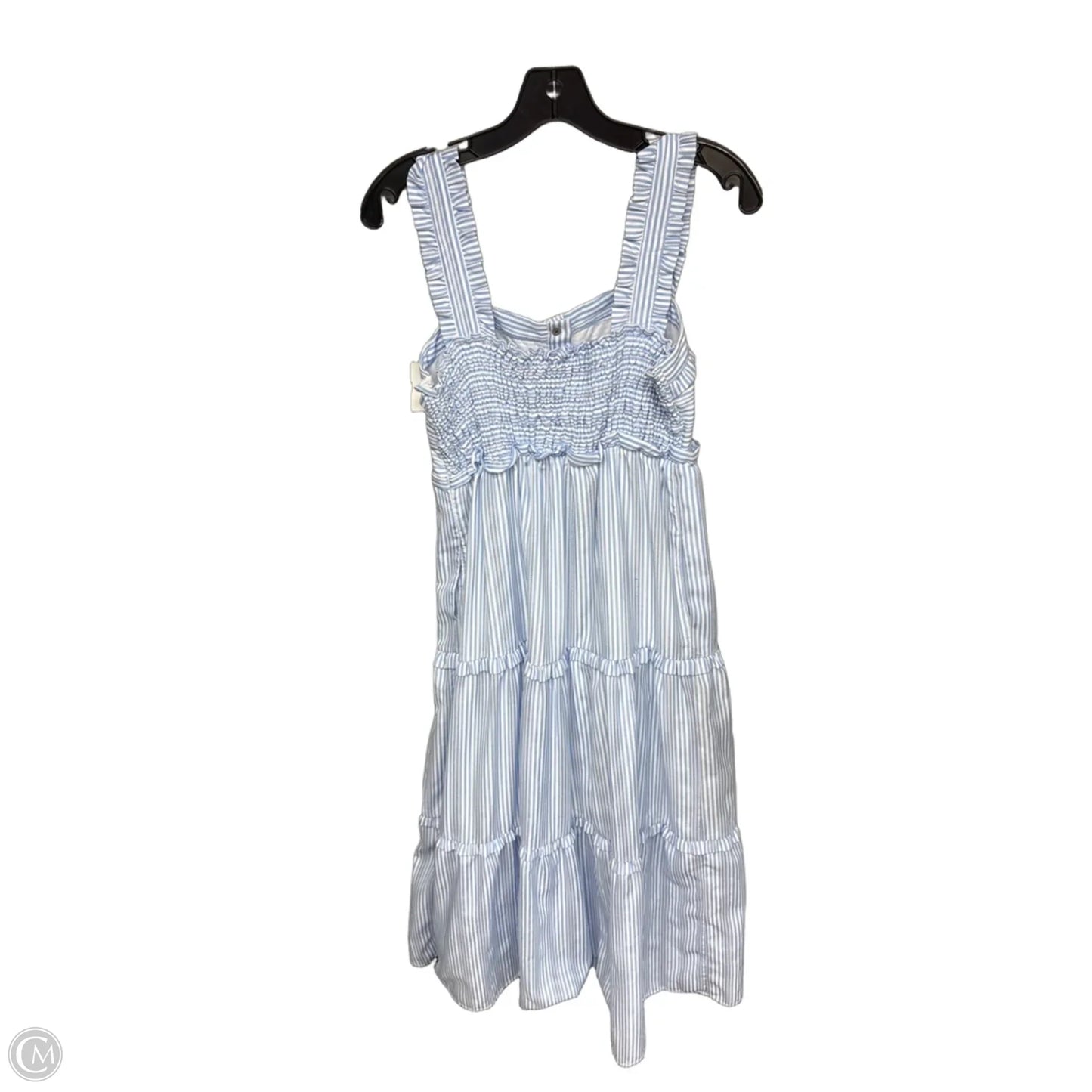 Dress Casual Maxi By Clothes Mentor In Blue & White, Size: S
