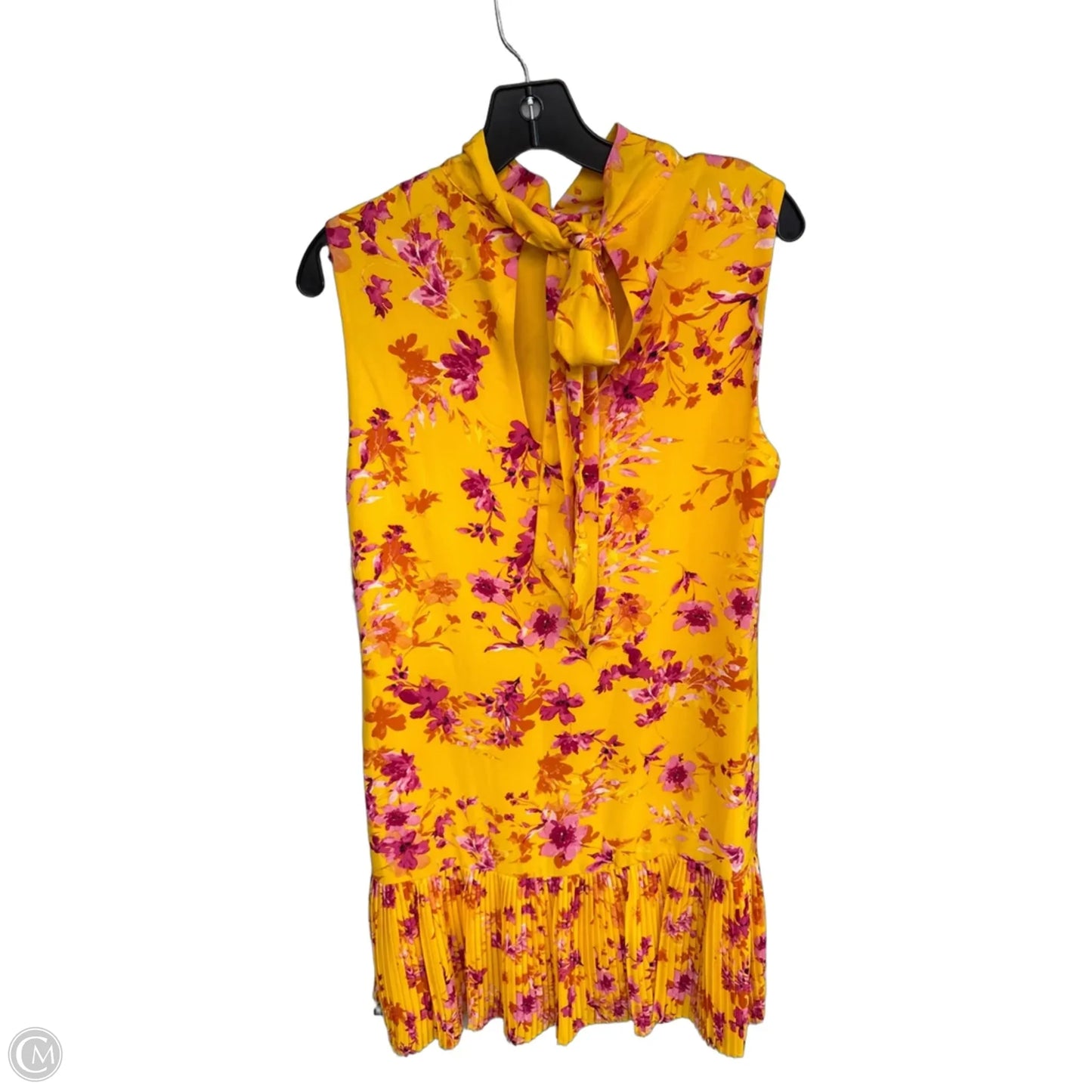 Dress Casual Short By Nanette By Nanette Lepore In Pink & Yellow, Size: 10