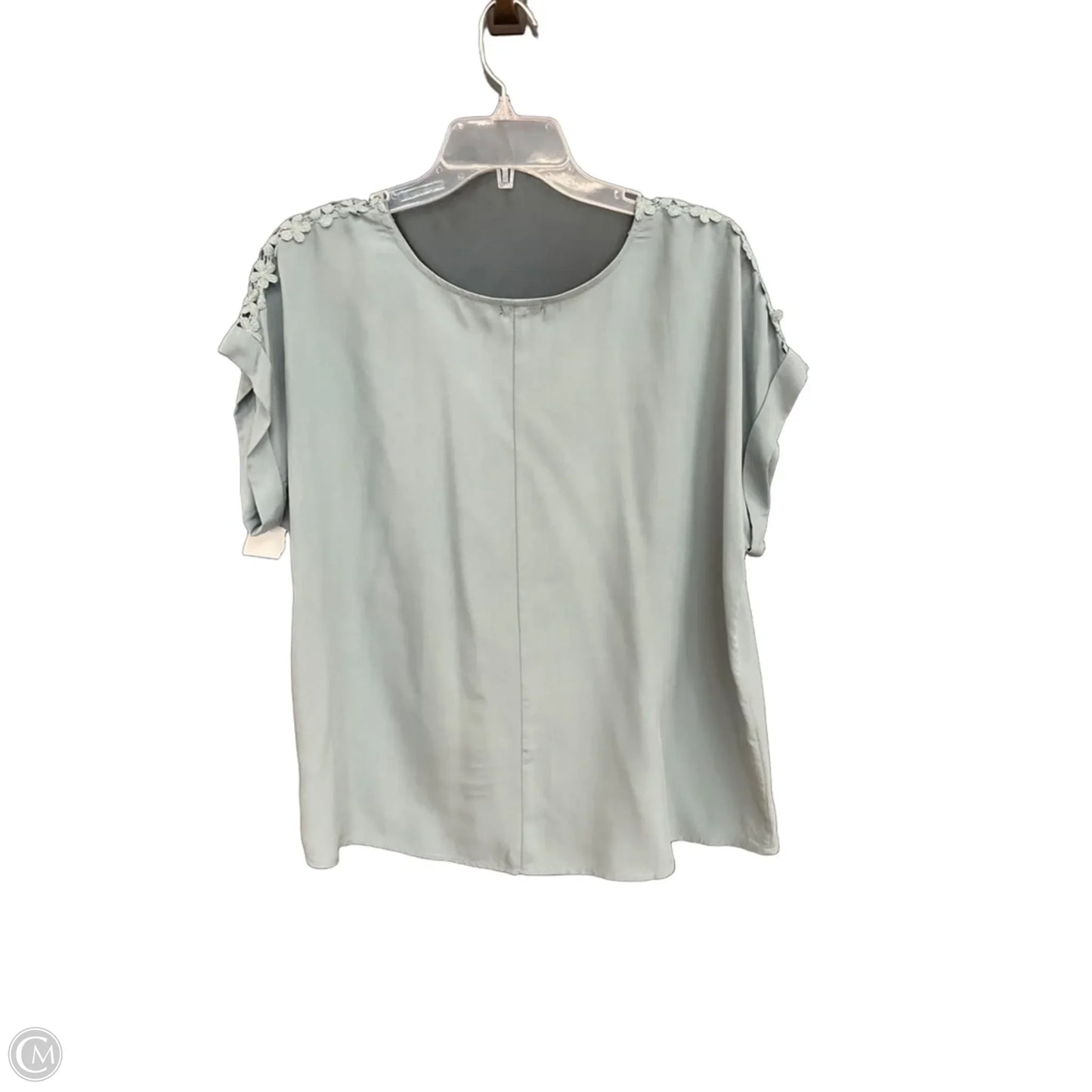 Top Short Sleeve By Coco And Carmen In Grey, Size: L