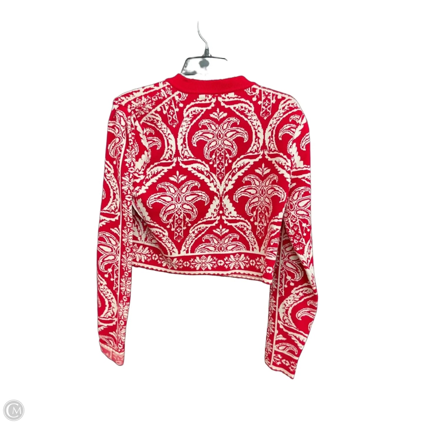 Cardigan By Farm Rio In Red, Size: L