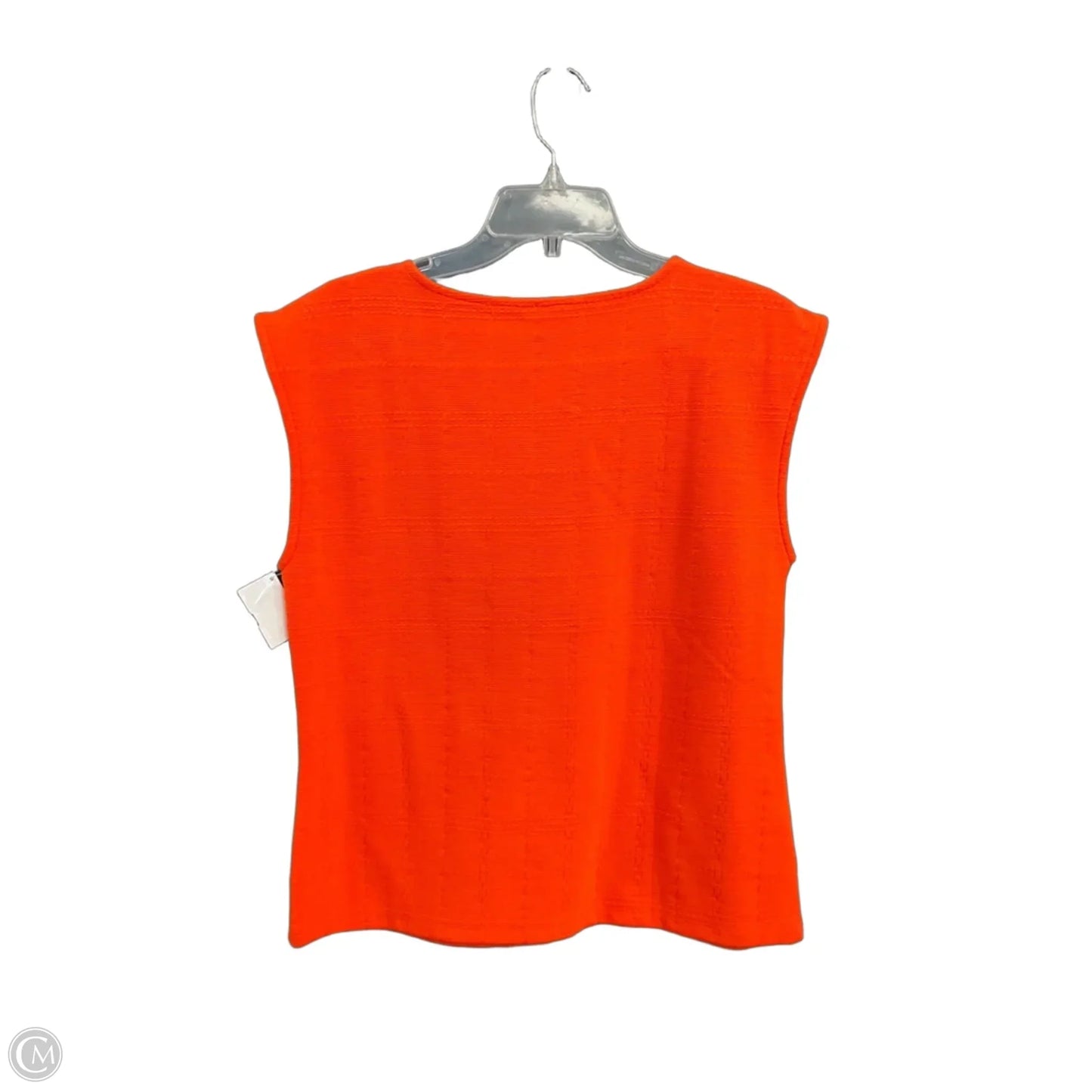 Top Sleeveless By Ann Taylor In Orange, Size: L
