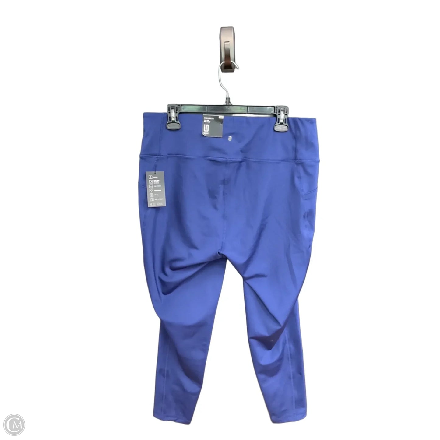 Athletic Leggings By Ideology In Blue, Size: 1x