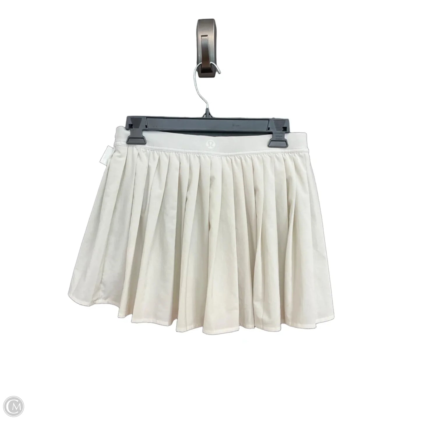 Athletic Skirt By Lululemon In White, Size: M