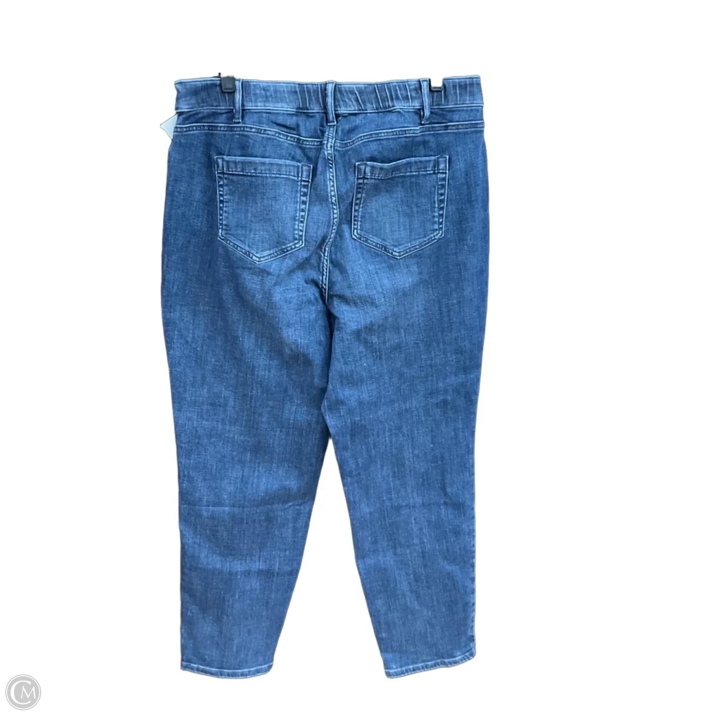 Jeans Straight By J. Jill In Blue Denim, Size: 16