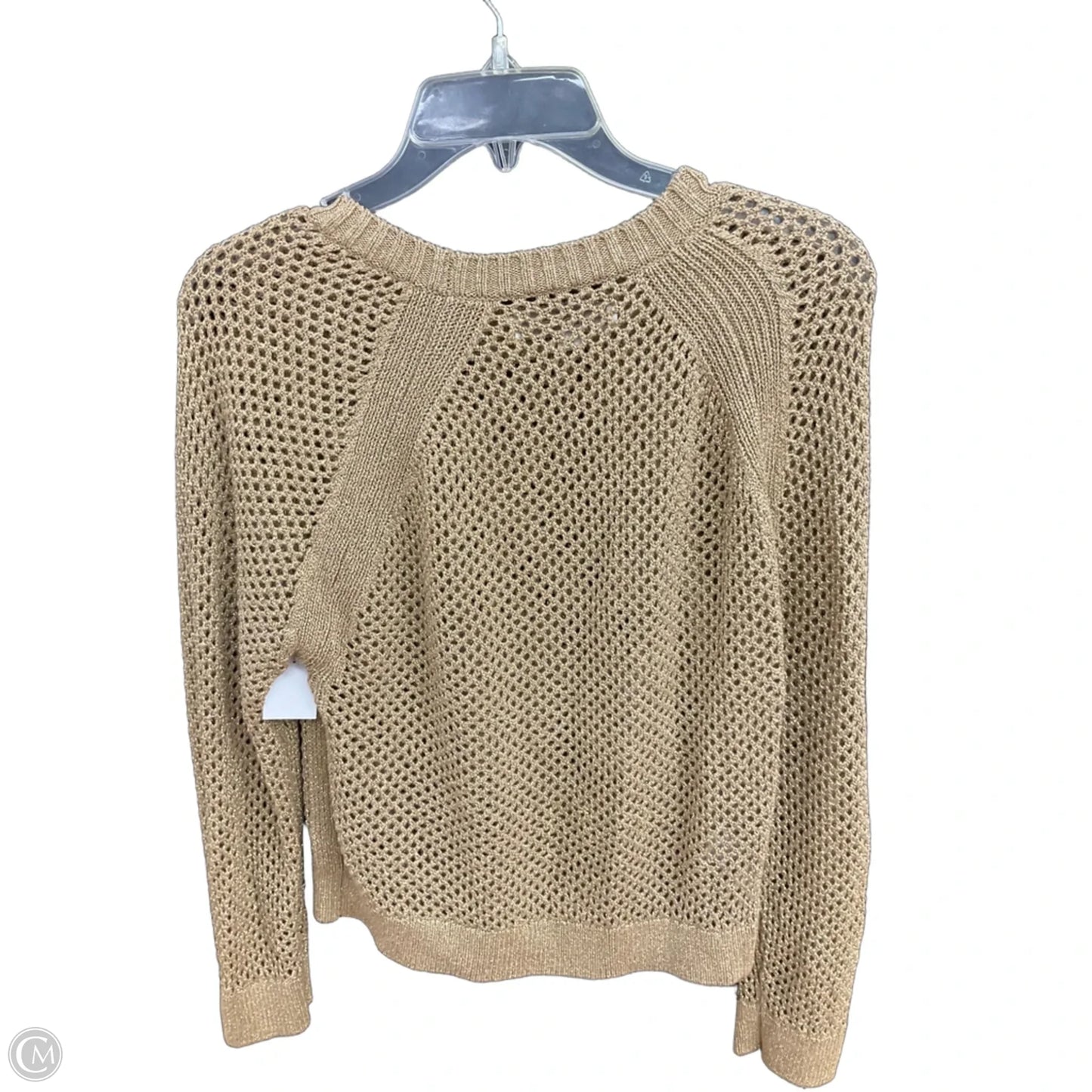 Top Long Sleeve By Loft In Gold, Size: S