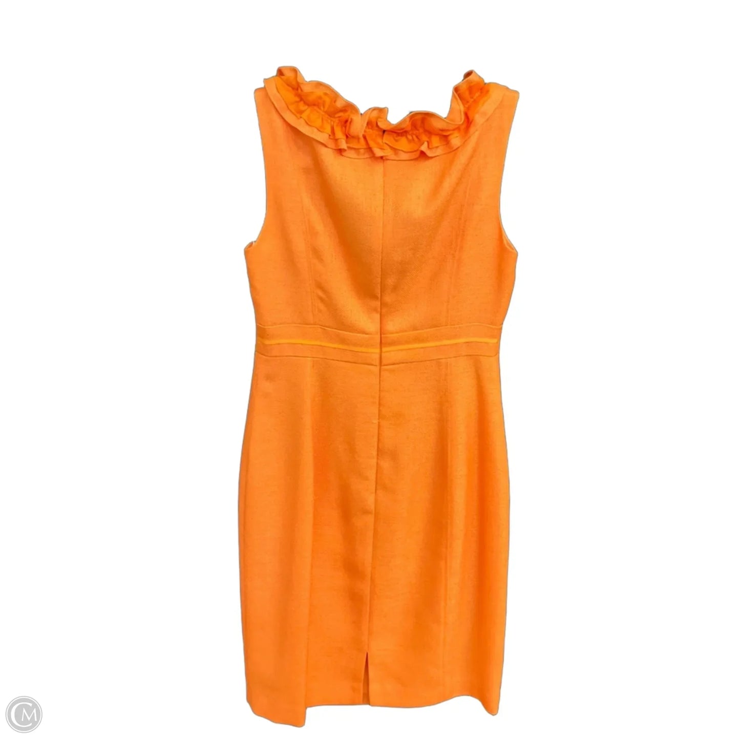 Dress Casual Midi By Kay Unger In Orange, Size: 6