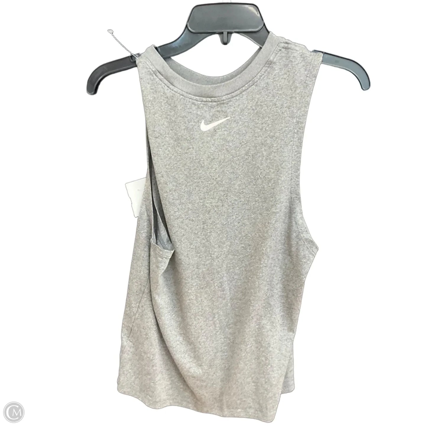 Athletic Tank Top By Nike Apparel In Grey, Size: S