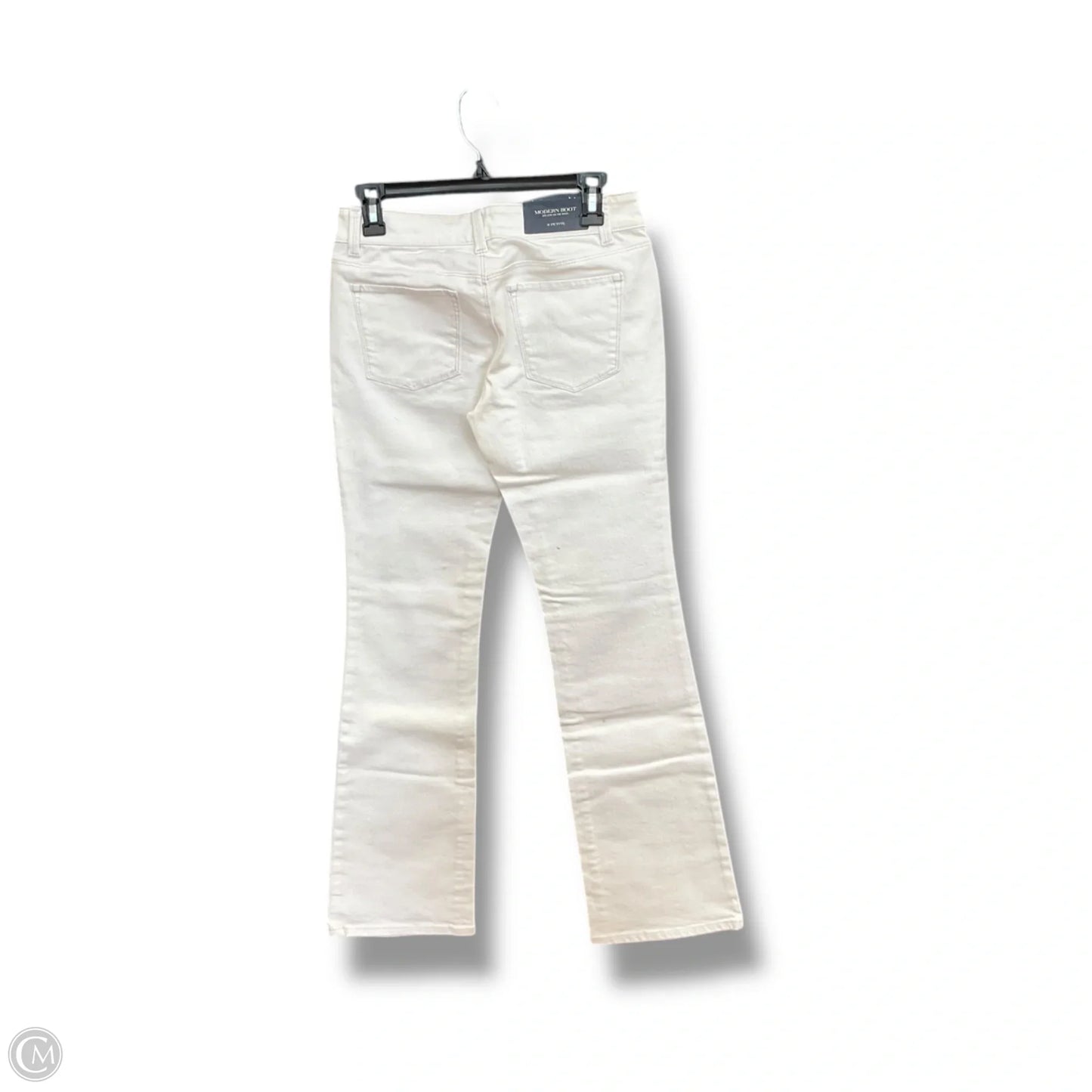 Jeans Boot Cut By Ann Taylor In White, Size: 0p