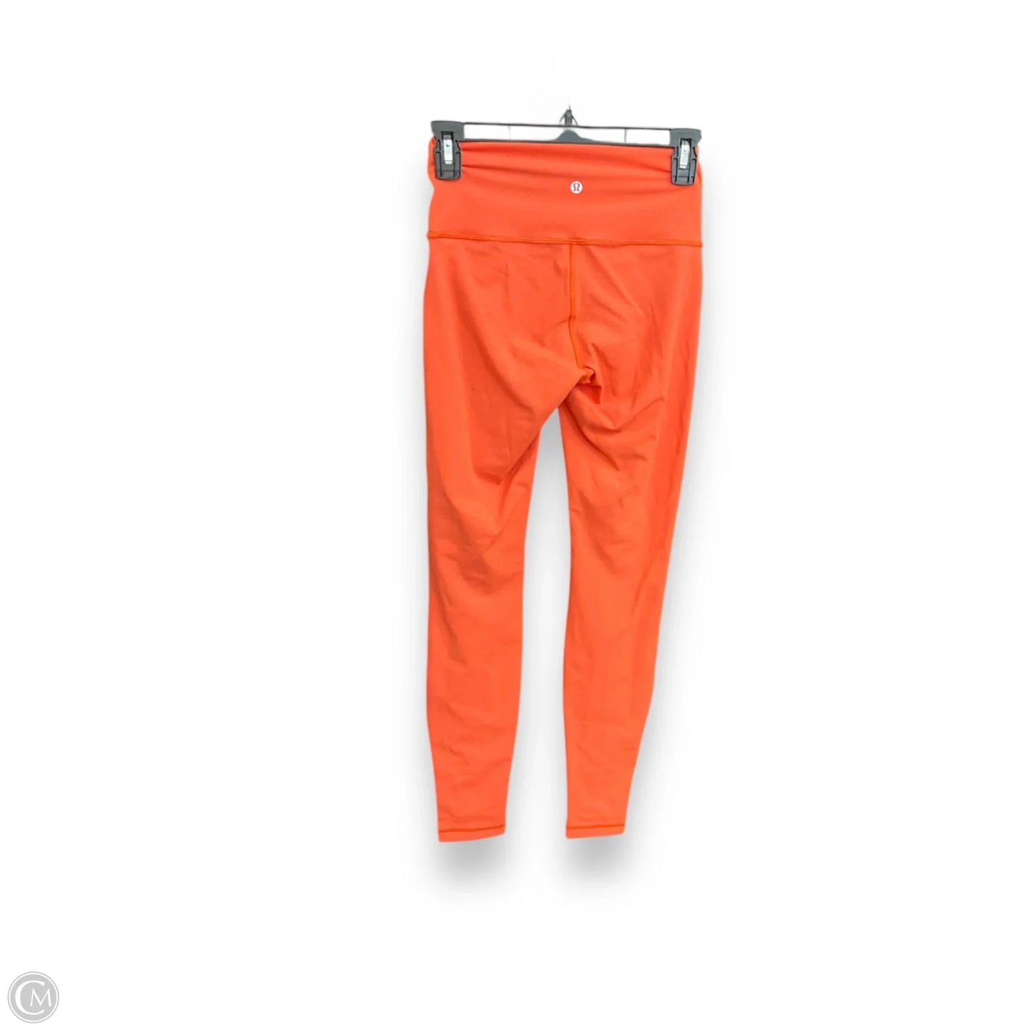 Athletic Leggings By Lululemon In Orange, Size: S