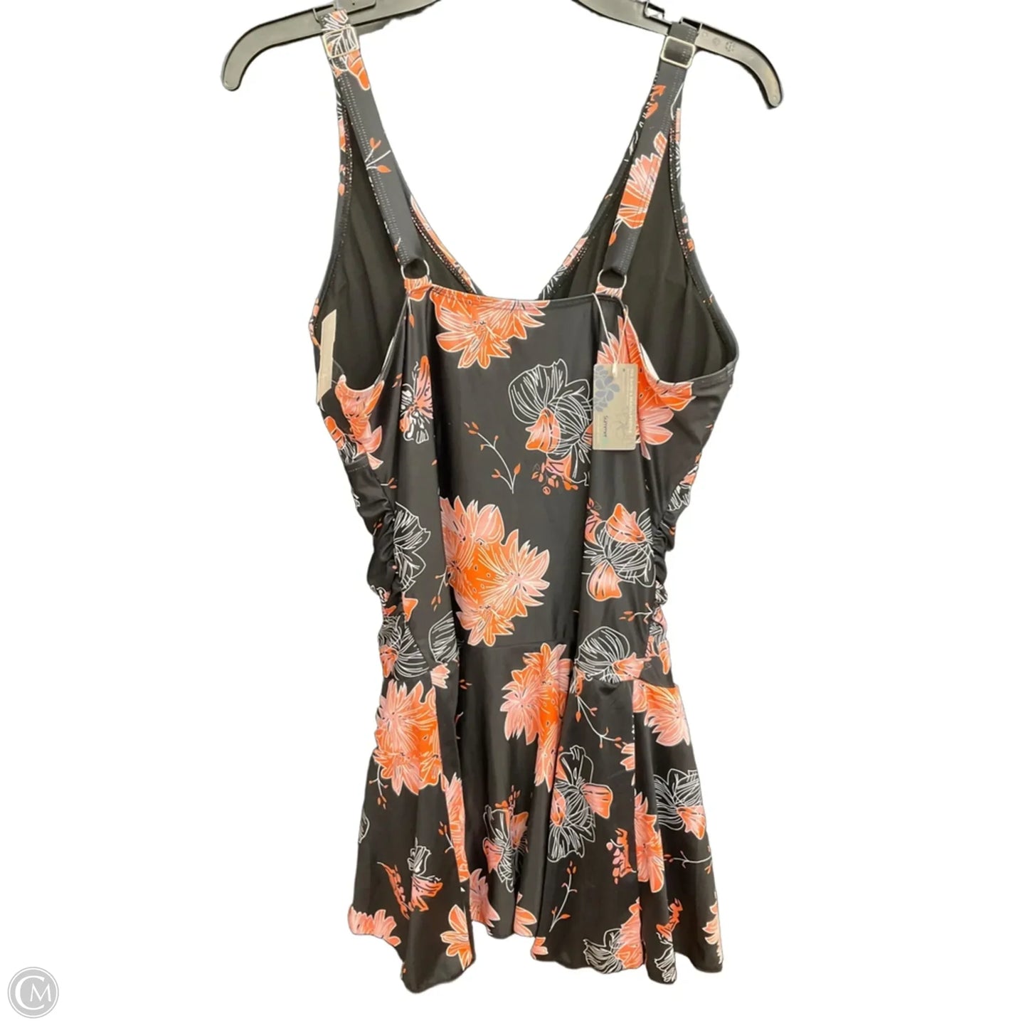 Swimsuit By Clothes Mentor In Floral Print, Size: Xl