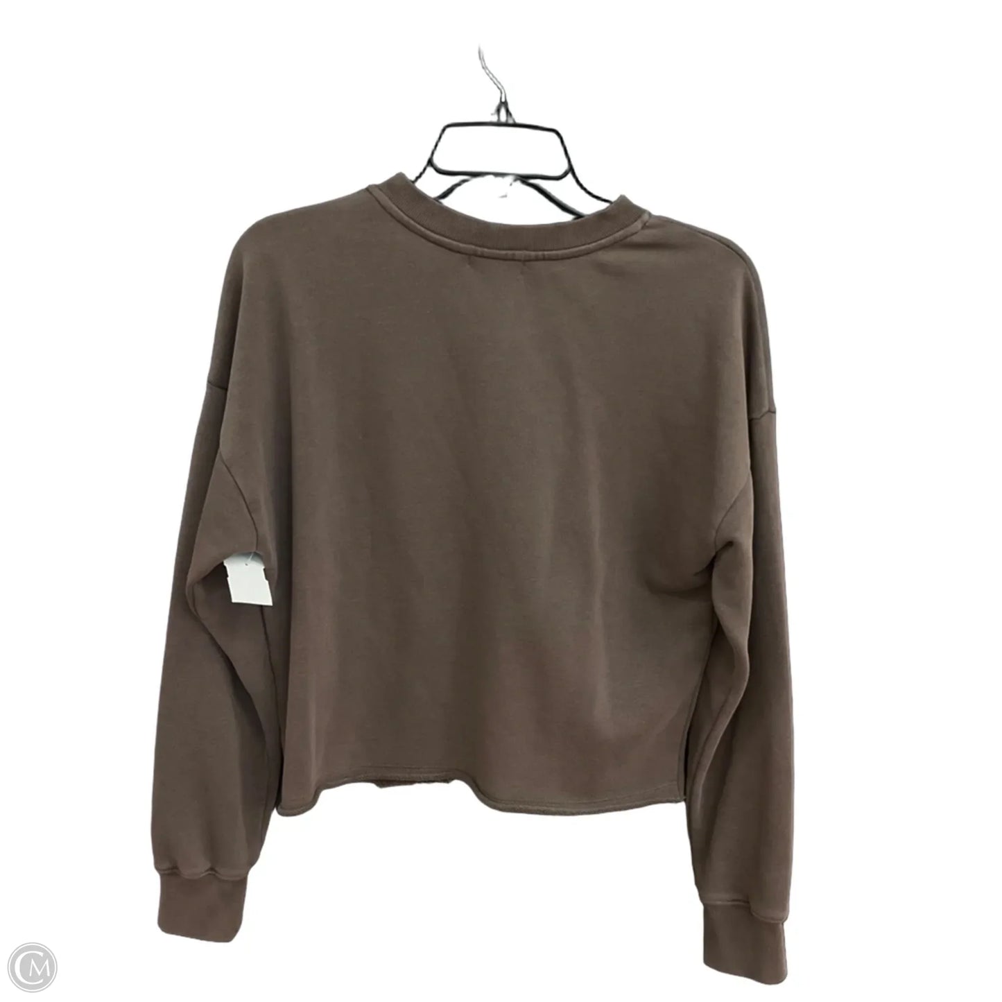 Top Long Sleeve By Evereve In Brown, Size: S