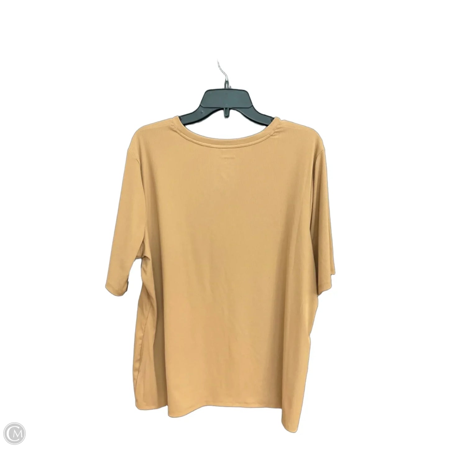 Top Short Sleeve By Nine West In Brown, Size: Large