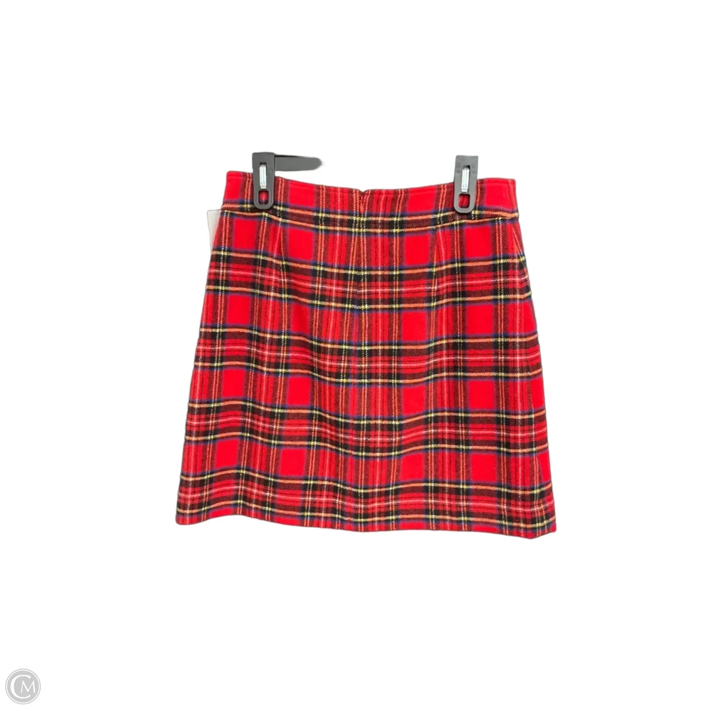 Skirt Mini & Short By J. Crew In Plaid Pattern, Size: M