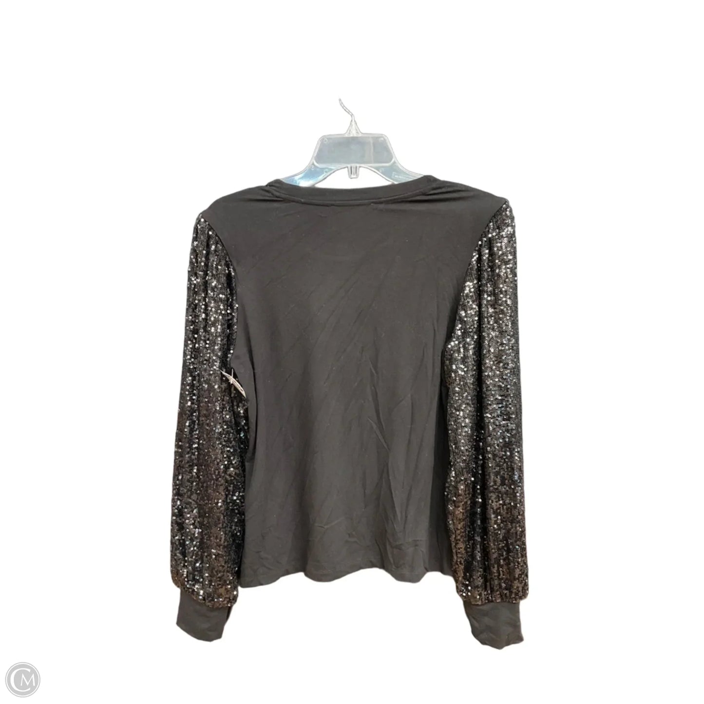 Top Long Sleeve By Rachel Zoe In Black, Size: M