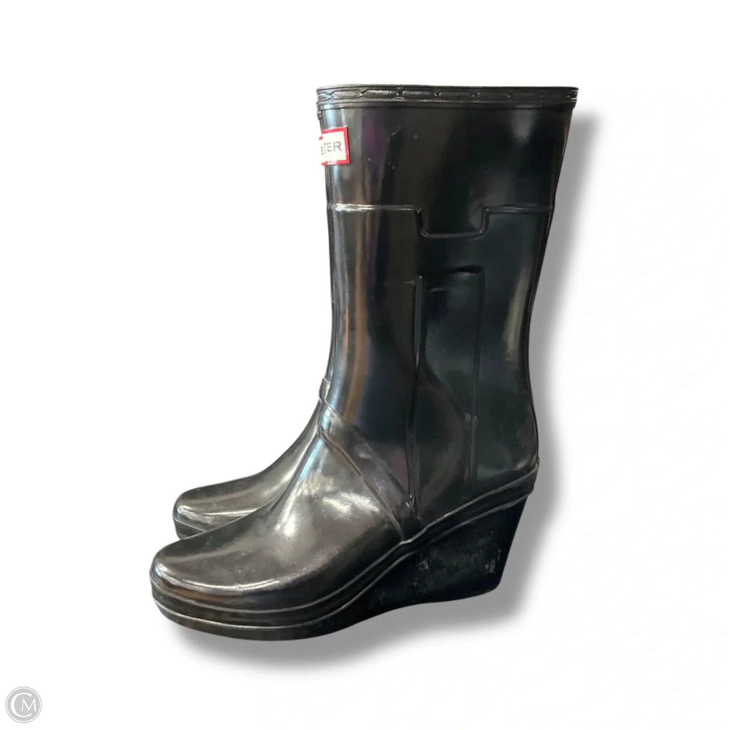 Boots Rain By Hunter In Black, Size: 6