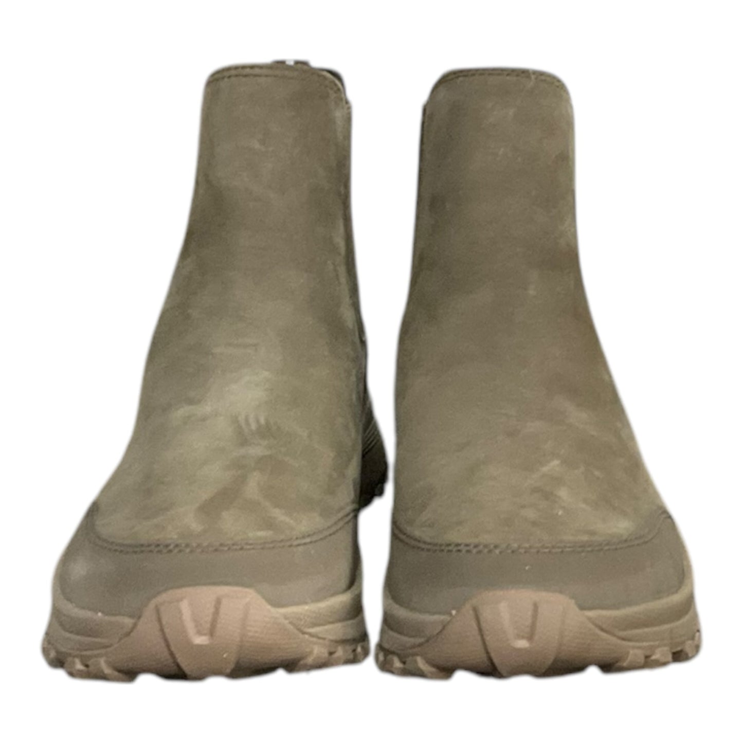 Boots Ankle Flats By Clarks In Green, Size: 8.5