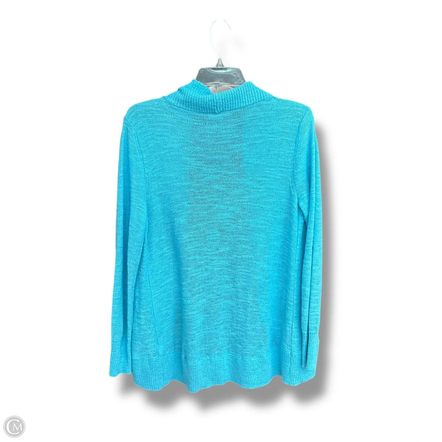 Sweater Cardigan Designer By Lilly Pulitzer In Blue, Size: M