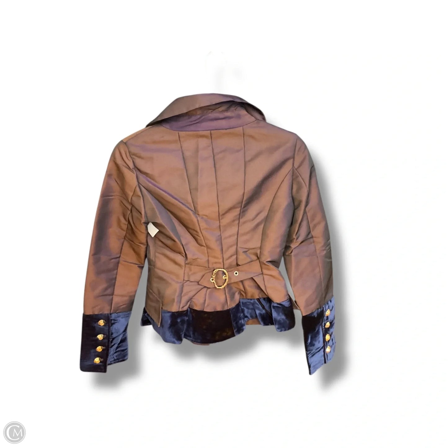 Blazer Designer By Roberto Cavalli In Brown, Size: S