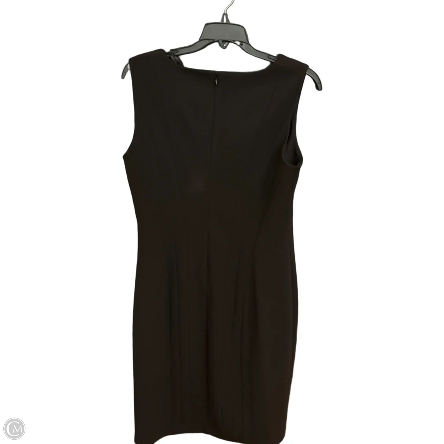 Dress Casual Midi By Calvin Klein In Black, Size: M