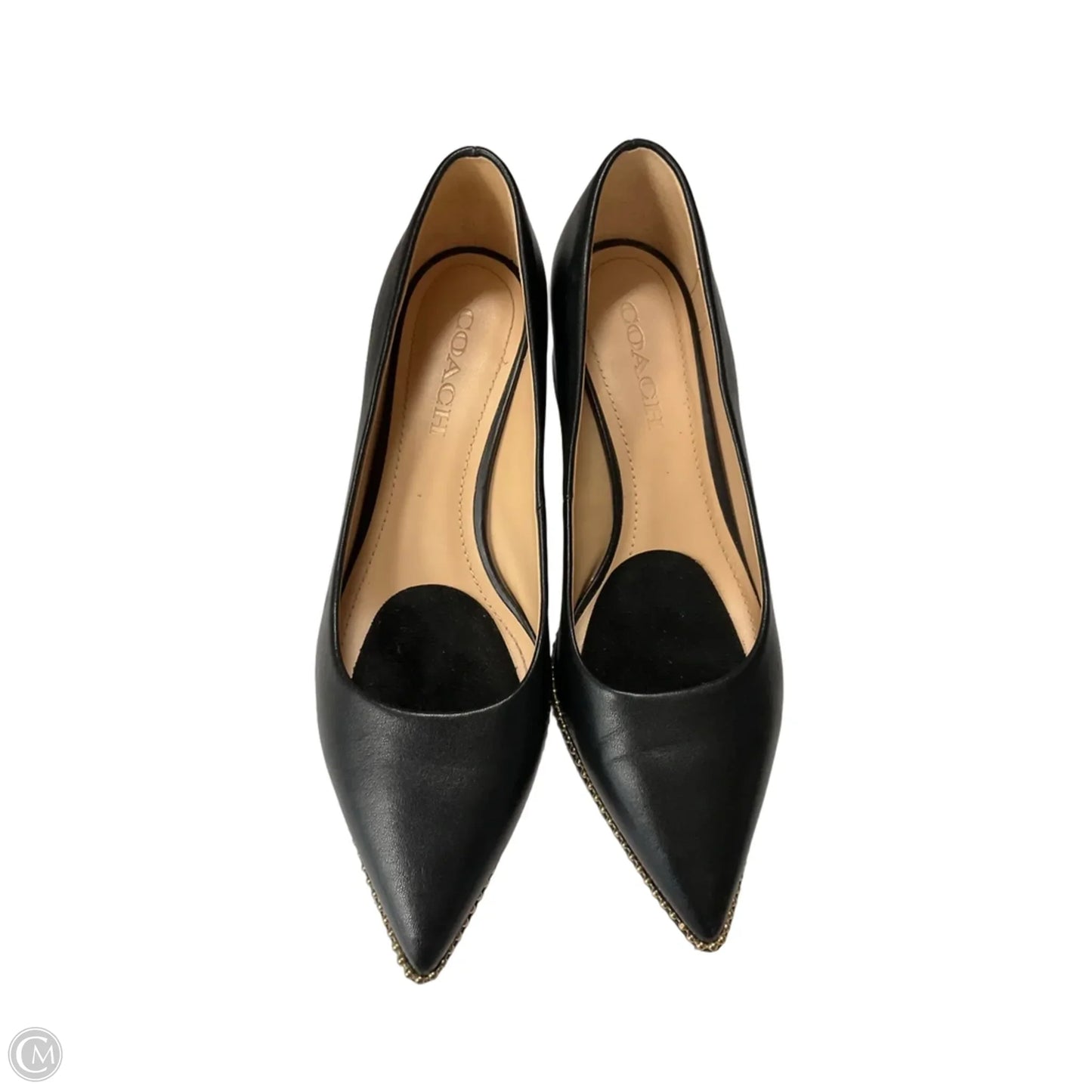 Shoes Designer By Coach In Black, Size: 8