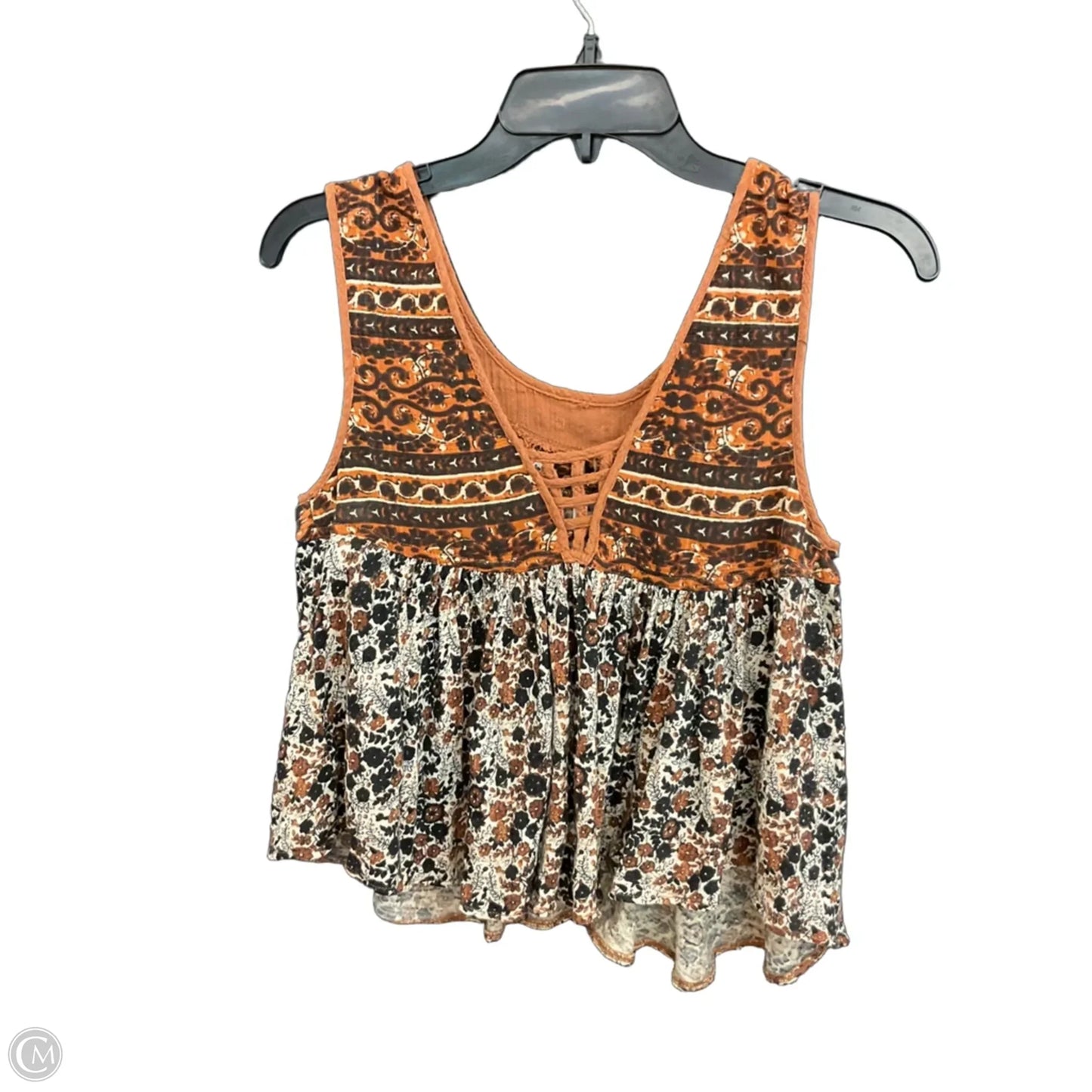 Top Sleeveless By Free People In Brown, Size: Xs