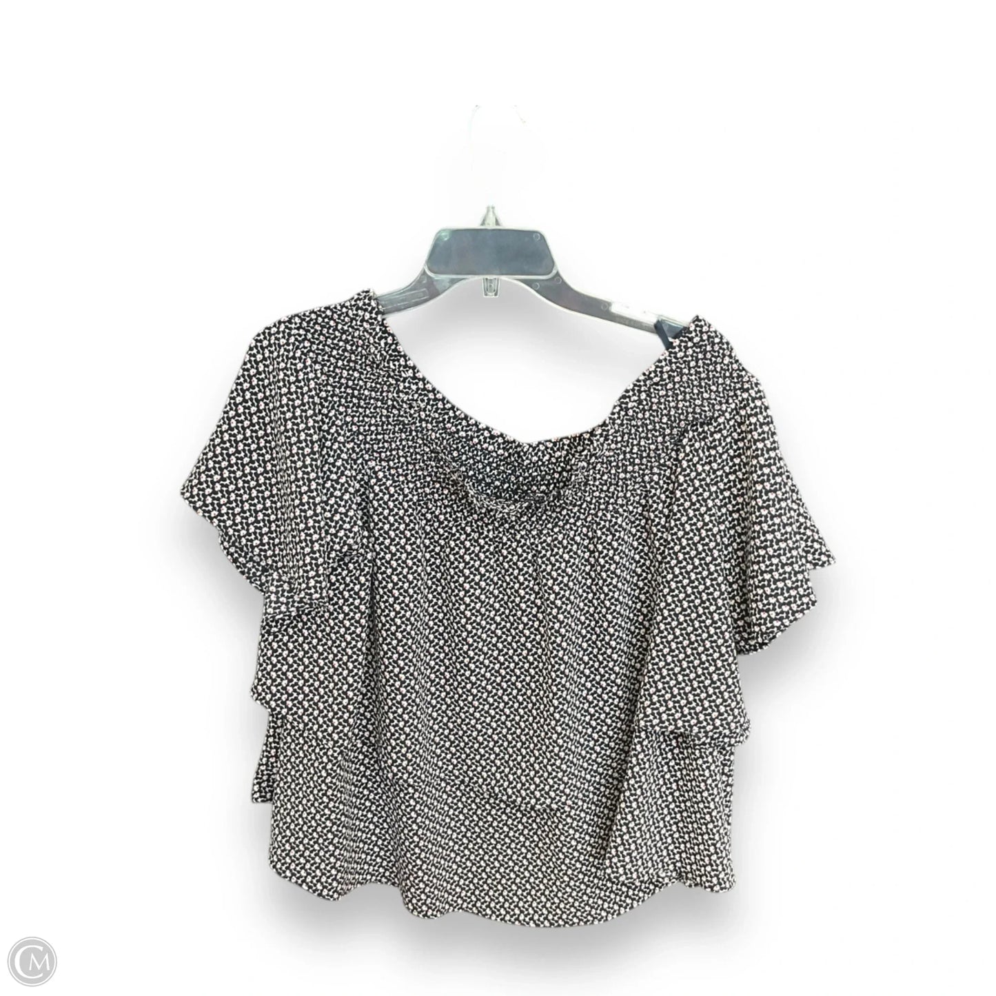 Top Short Sleeve By Michael By Michael Kors In Navy, Size: Xxl