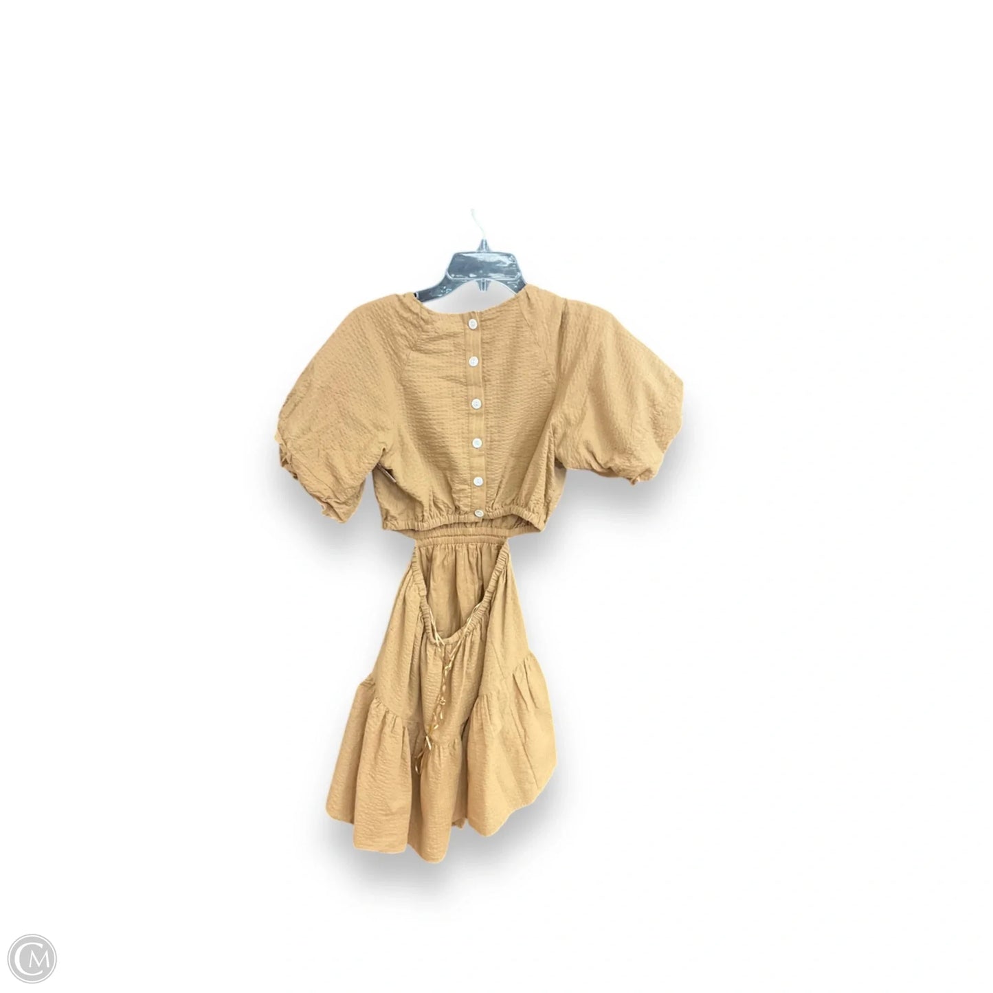 Dress Casual Midi By Madewell In Tan, Size: Xs