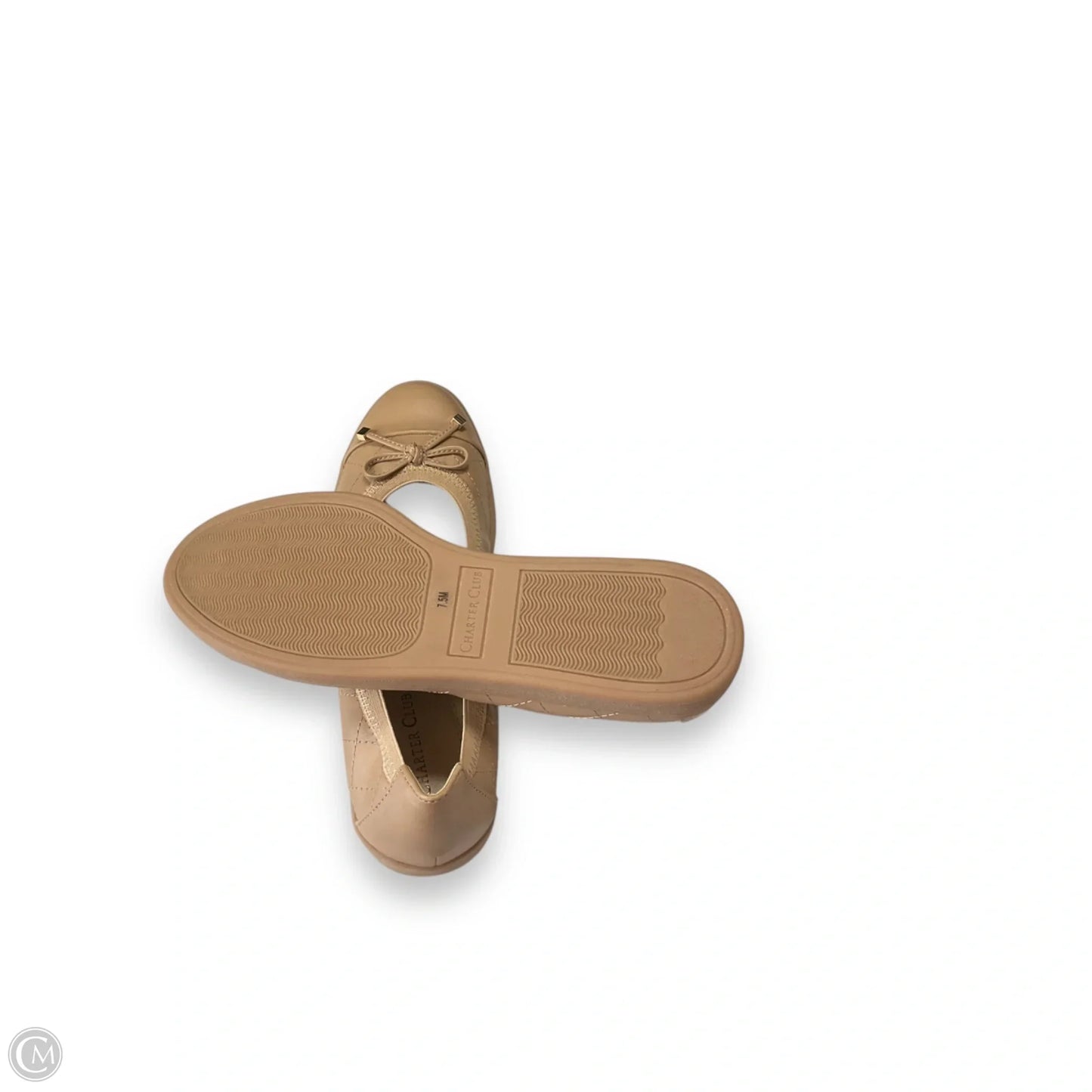 Shoes Flats By Charter Club In Taupe, Size: 7.5