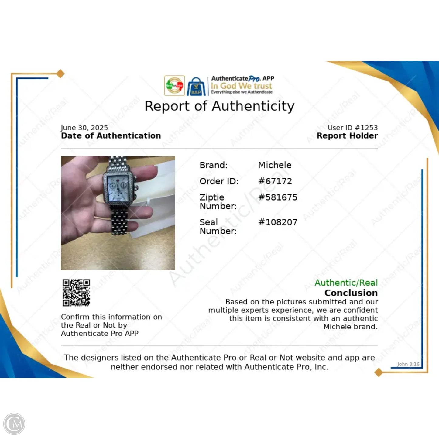 Watch Designer By Michele