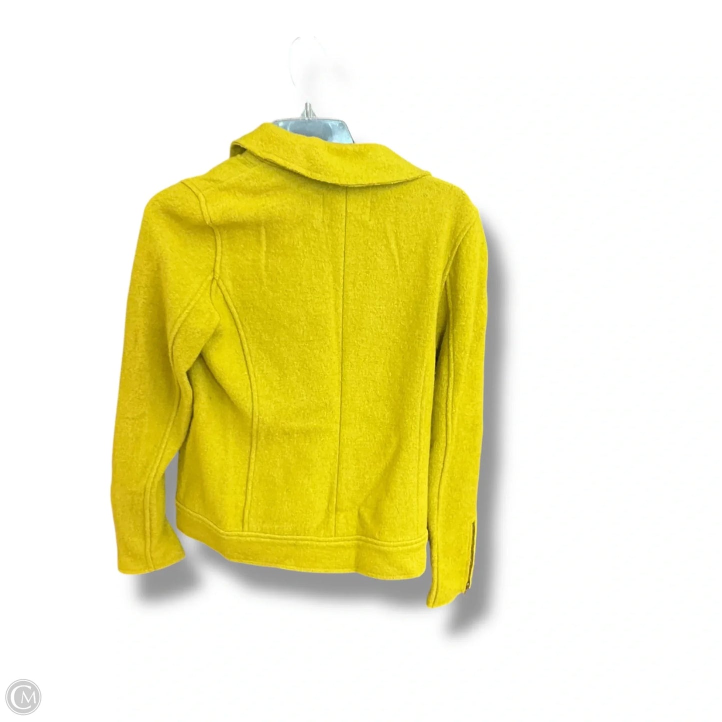 Jacket Moto By Tahari By Arthur Levine In Green, Size: Xs