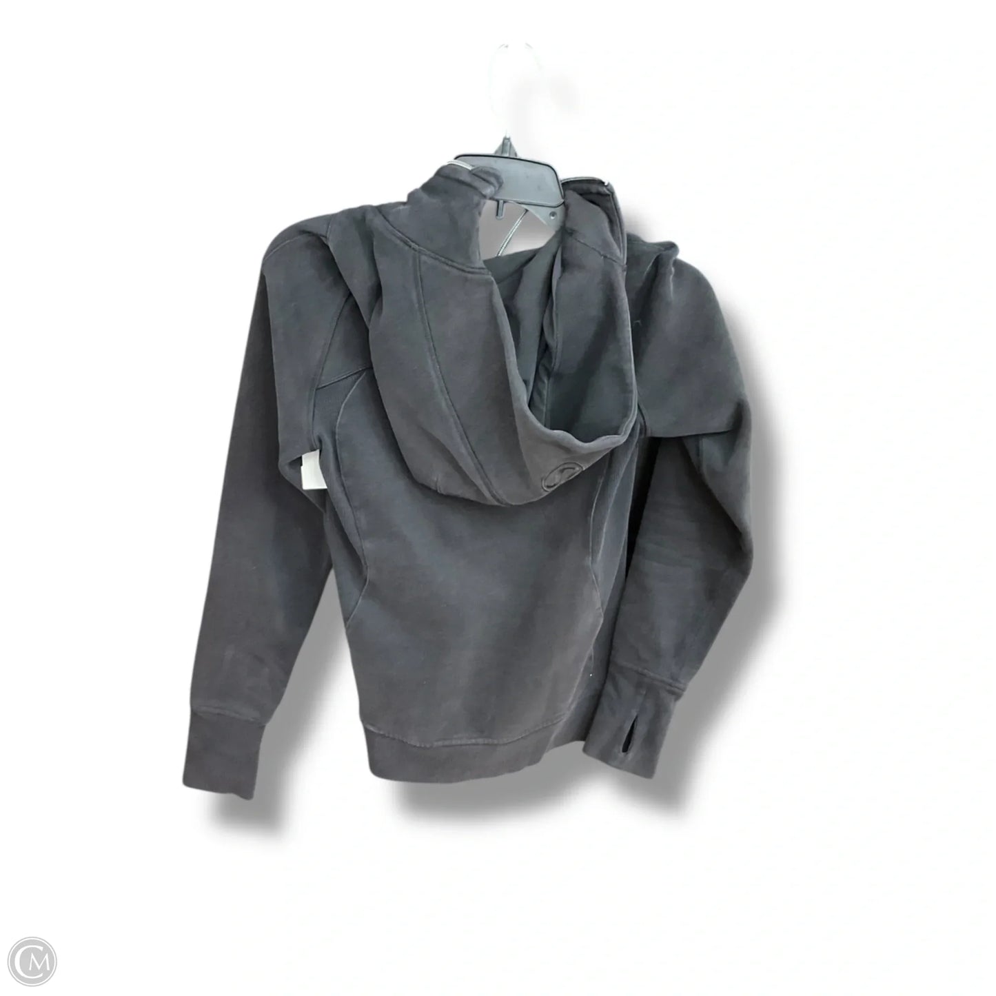 Athletic Jacket By Lululemon In Black, Size: 4