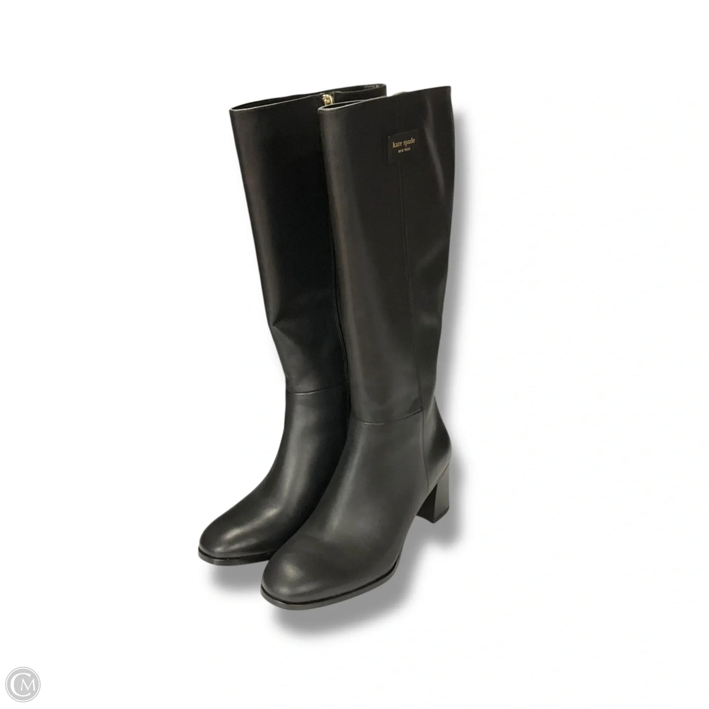 Boots Designer By Kate Spade In Black, Size: 7.5