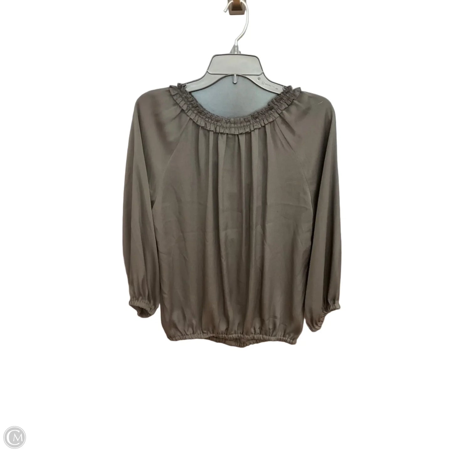 Top Long Sleeve By Jones New York In Black, Size: M