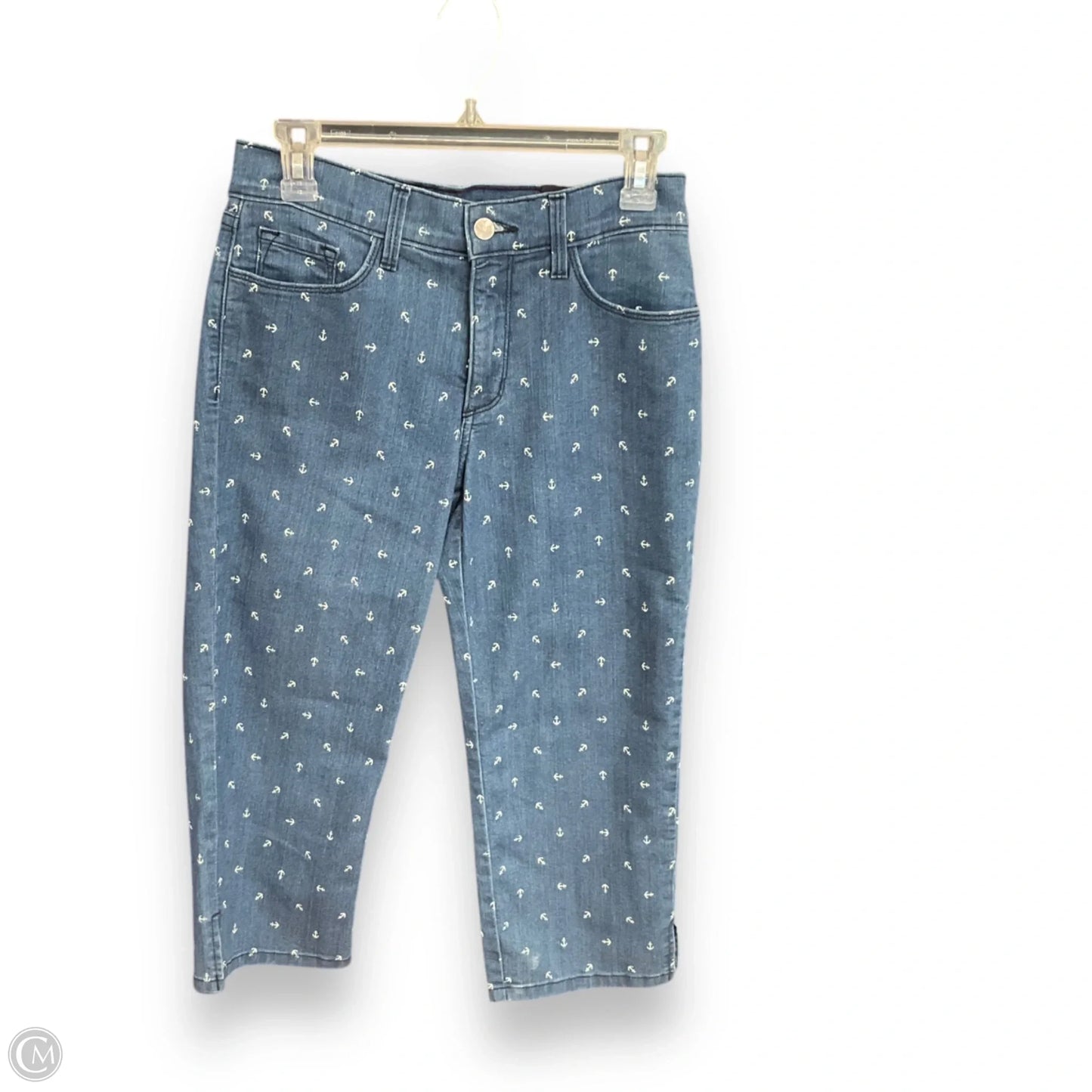 Capris By Not Your Daughters Jeans In Nautical Print, Size: 2