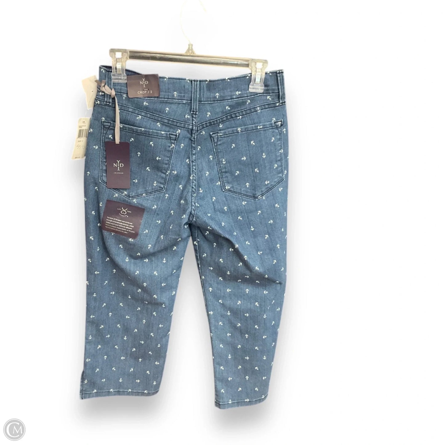 Capris By Not Your Daughters Jeans In Nautical Print, Size: 2