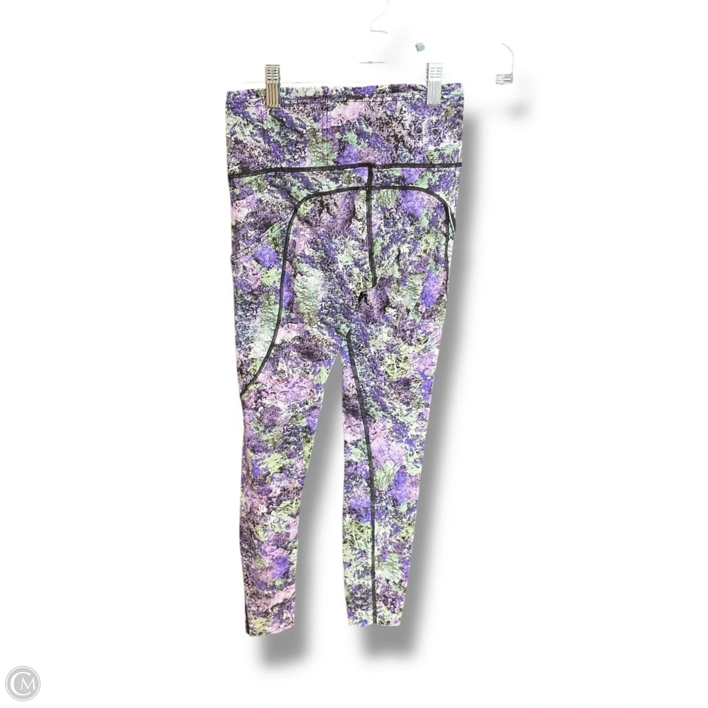 Athletic Leggings By Lululemon In Multi-colored, Size: 4