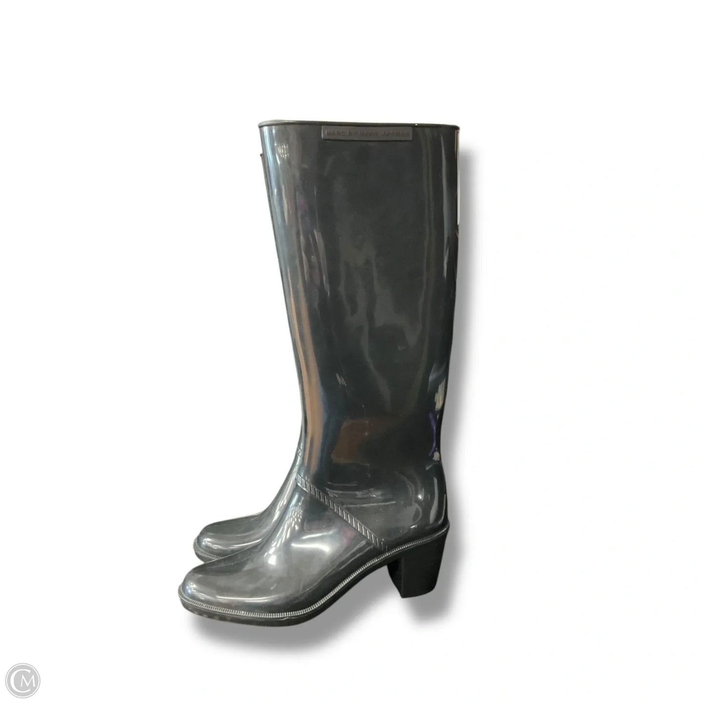 Boots Designer By Marc By Marc Jacobs In Grey, Size: 9