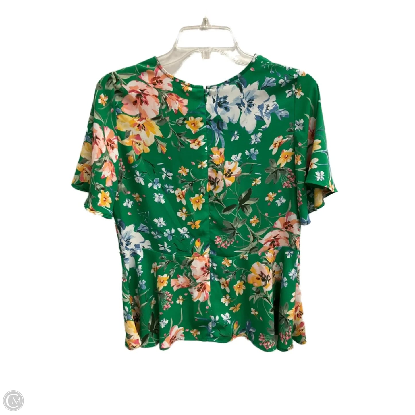 Top Short Sleeve By Ann Taylor Loft O In Floral, Size: Xs