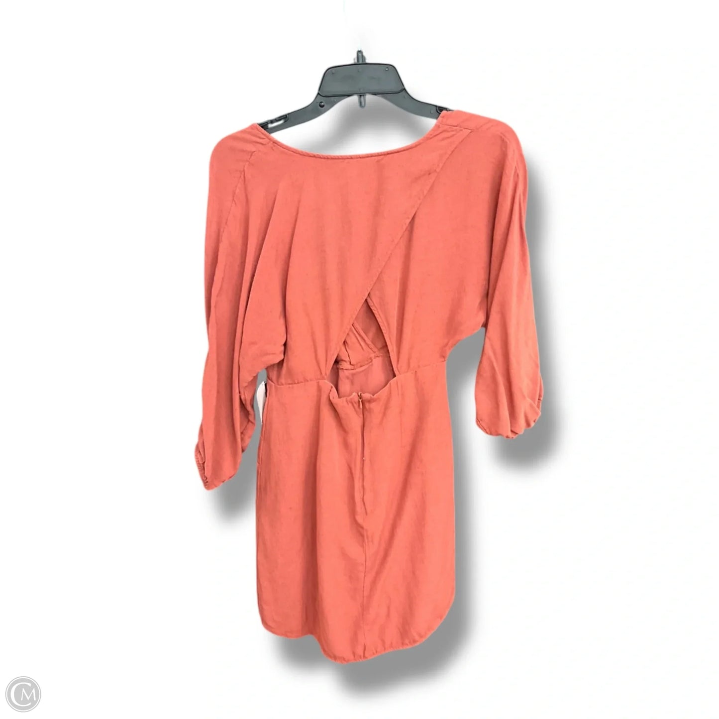 Top 3/4 Sleeve By Anthropologie In Copper, Size: L