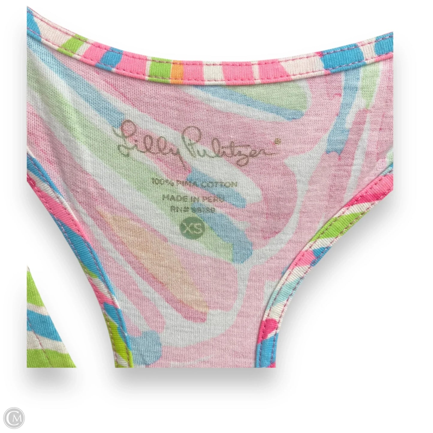 Dress Designer By Lilly Pulitzer In Blue & Pink, Size: Xs