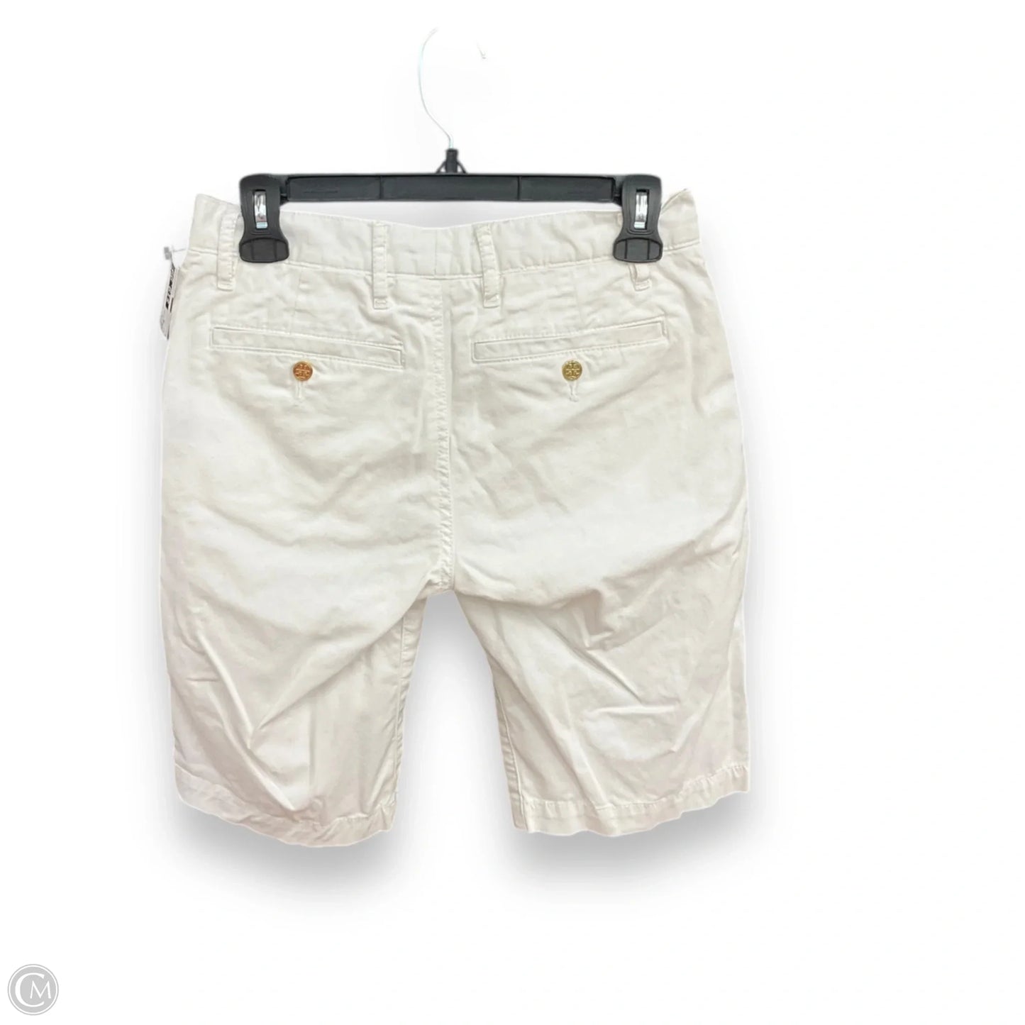 Shorts Designer By Tory Burch In White, Size: 0