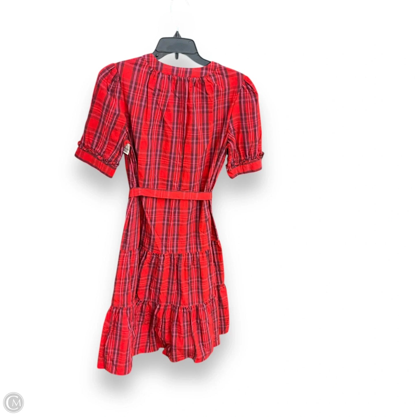 Dress Casual Midi By Draper James In Plaid Pattern, Size: Xs