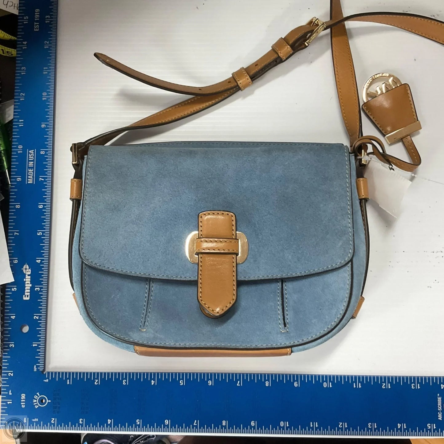 Crossbody Designer By Michael Kors, Size: Medium